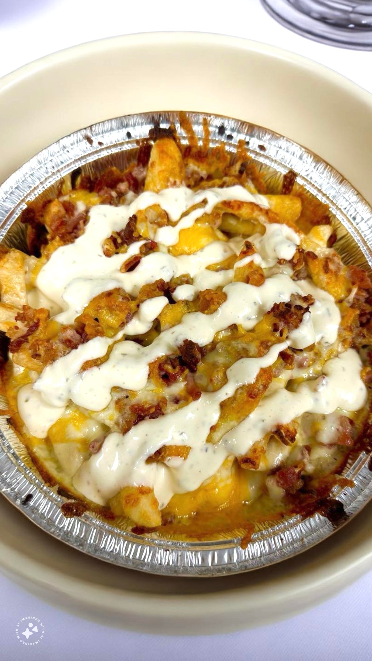Loaded bacon cheddar fries
