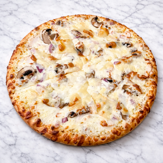 Chicken Alfredo Pizza