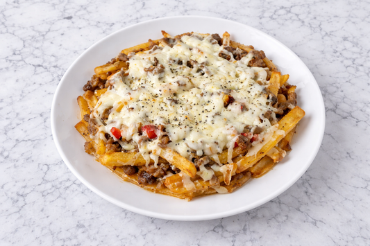 Loaded Philly cheese steak  fries